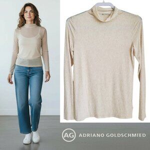 AG Adriano Goldschmied Super Soft Baselayer Lyocell Turtleneck Long sleeve Top M